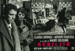Locandina del film Senilità di Mauro Bolognini del 