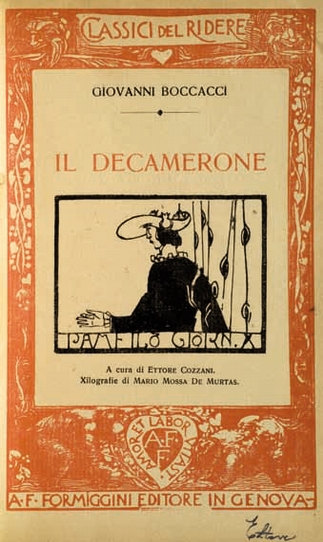 Giovanni Boccaccio, Decamerone, a cura di Ettore Cozzani, Prov. Archivio degli scrittori e delle culture regionali dell’Università di Trieste.