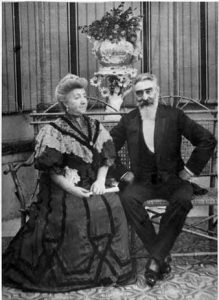 Olga Moravia e Gioachino Veneziani 