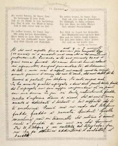 ITALO SVEVO, Pagina del Diario per la fidanzata, [Trieste], Museo Sveviano